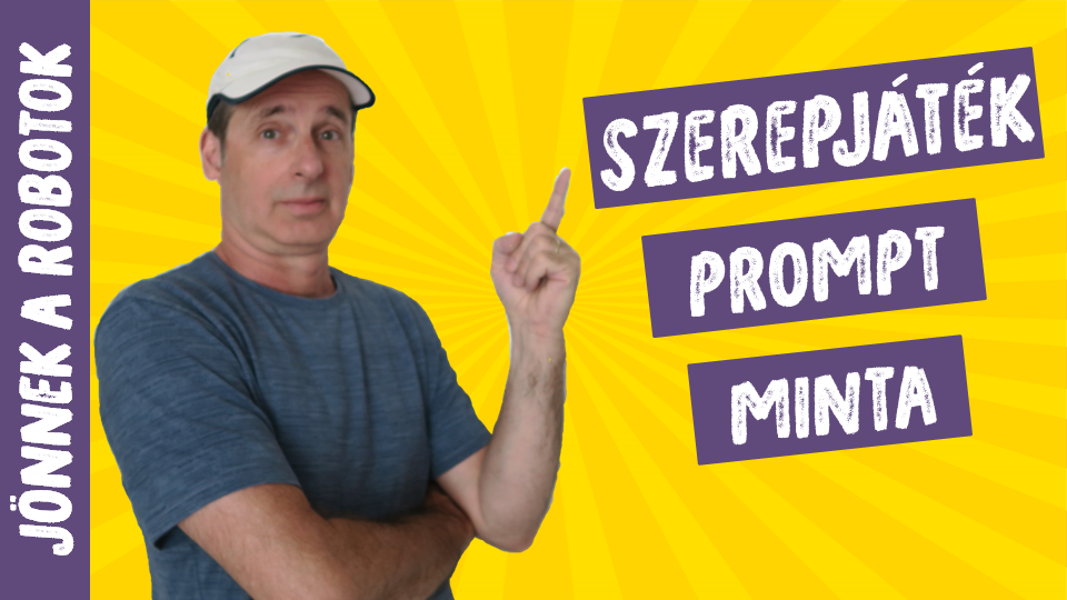 ChatGPT szerepjáték prompt minta - borító kép